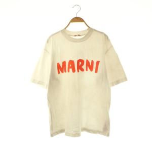 Tシャツ 半袖 ロゴ コットン 38 ベージュ オレンジ THJET49EPH /NR GY68