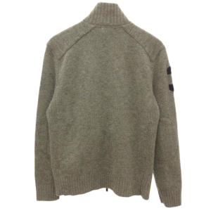 POLO RALPH LAUREN ドライバーズニット カーディガン エルボーパッチ ナンバリング ビッグポニー M グレー /JS GY99