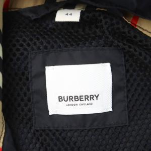 BURBERRY LONDON 22SS ナイロン ジャケット ノバチェック 44 ブラック