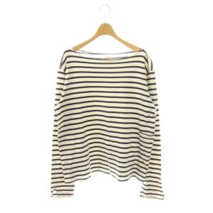 バスクシャツ カットソー Tシャツ 長袖 ボーダー柄 3 ホワイト ネイビー /ES GY01