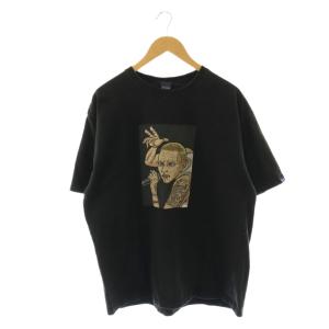 My Name Is Tee Tシャツ カットソー プリント XXL ブラック マルチカラー /ES GY01