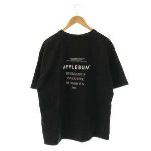 APPLEBUM My Name Is Tee Tシャツ カットソー プリント XXL ブラック マルチカラー /ES GY01