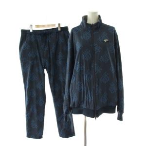 23AW セットアップ ブルゾン フリース ナイロン リバーシブル L パンツ XL ネイビー 紺色 グレー