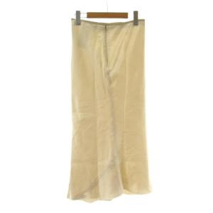 Maison Margiela 23SS シルク ロング スカート 38 ベージュ ゴールドカラー S51ME0004