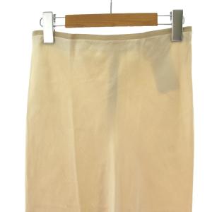 Maison Margiela 23SS シルク ロング スカート 38 ベージュ ゴールドカラー S51ME0004