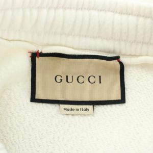 GUCCI ショートパンツ スウェット エンブロイダリー XS ホワイト 756608