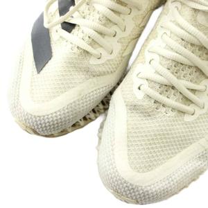 Y-3 RUNNER 4D FWD スニーカー ローカット ロゴ US8.5 26.5?p 白 ホワイト 黒 ブラック