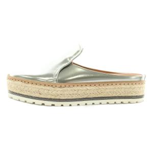 BRUNELLO CUCINELLI スリッポン エナメル エスパドリーユ メタリック 36