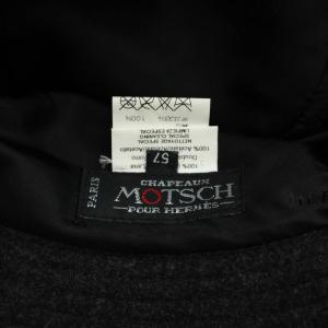 HERMES モッチ MOTSCH 帽子 バケットハット バケハ ウール 57 黒 ブラック /XZ OH GY19