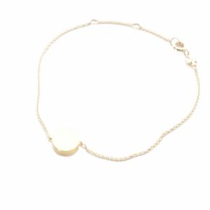 TORY BURCH ブレスレット メタル ゴールド色 ホワイト 90284 /SR GY19