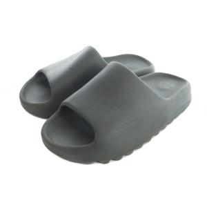 YEEZY スライドサンダル フラット ロゴ US9 27cm グレー GY19 /MQ
