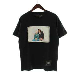 ユルゲンテラー Juergen Teller フォトパッチ Tシャツ S 黒 ブラック カットソー 半袖