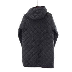 LAVENHAM キルティングコート 38 紫 パープル フード付き 長袖 ミドル丈 LVH-20-BP /PP GY44