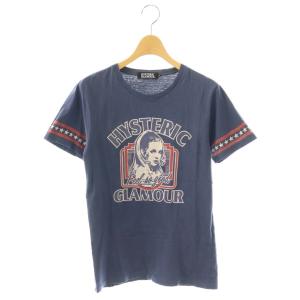 Tシャツ カットソー プリント S ネイビー マルチカラー 0221CT08 /CX GY03