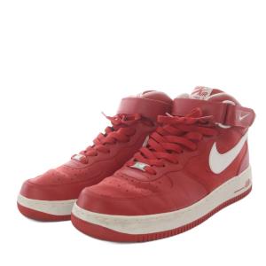NIKE AIR FORCE 1 MID 07 スニーカー US10 レッド 315123-600