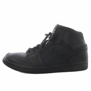 AIR JORDAN 1 MID スニーカー US10.5 ブラック 554724-034