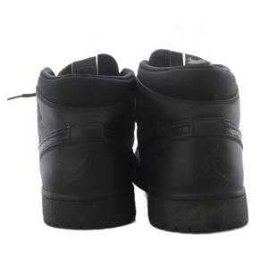 NIKE AIR JORDAN 1 MID スニーカー US10.5 ブラック 554724-034