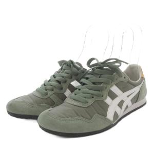 Onitsuka Tiger セラーノ SERRANO スニーカー ローカット US5.5 BURNT OLIVE/WHITE 1183B400.304