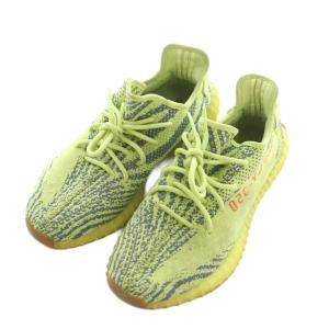 adidas Originals YEEZY BOOST 350 V2 スニーカー シューズ ニット US9.5 27.5cm 黄緑 B37572