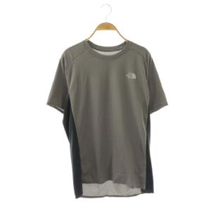 nt61355 ランニング Tシャツ カットソー 半袖 L グレー ブラック /ES GY01
