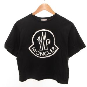 Tシャツ 半袖 ロゴプリント クロップド XS 黒 ブラック H10938C00009 829FB /JS