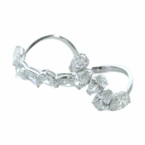 millenia cocktail RING リング アクセサリー 指輪 クリスタル 13号 15号 シルバー色