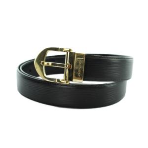 LOUIS VUITTON M6832 エピ サンチュール クラシック ノワール レザーベルト 85/34 ブラック