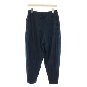 HOMME PLISSE ISSEY MIYAKE イージーパンツ プリーツ 2 ネイビー HP03JF124