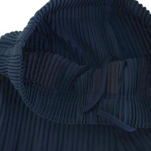HOMME PLISSE ISSEY MIYAKE イージーパンツ プリーツ 2 ネイビー HP03JF124