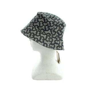 BURBERRY バケットハット ロゴ S グレー