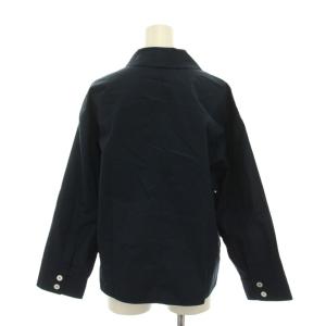 S Max Mara シャツジャケット テーラード 3B 薄手 36 紺 ネイビー 長袖 23911101326 /YM GY19