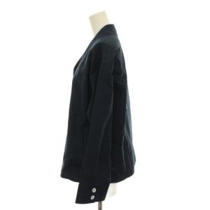 S Max Mara シャツジャケット テーラード 3B 薄手 36 紺 ネイビー 長袖 23911101326 /YM GY19