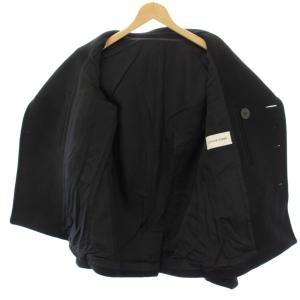 LITHIUM HOMME HEAVY MELTON SHORT PEA COAT Pコート ピーコート 40 黒 ブラック ショート丈