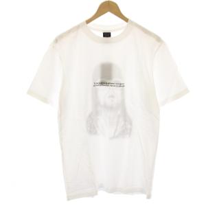 タグ付き SMOKE T-SHIRT Tシャツ カットソー プリント 半袖 2 白 ホワイト S22NT001
