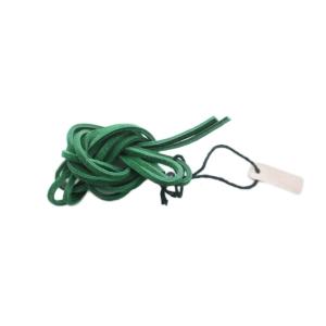 miumiu 5ZG044 カラー レザー シューレース 靴紐 タグ付き 緑 グリーン GY19 /MQ OH