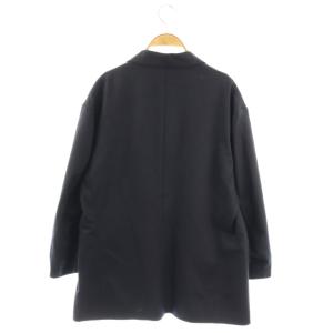 green label relaxing 24AW フラノ ダブルジャケット ウール ブラック  /OK OS GY12