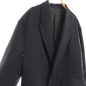 green label relaxing 24AW フラノ ダブルジャケット ウール ブラック  /OK OS GY12