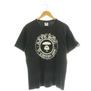 Tシャツ ロゴ プリント M ブラック /DF GY12