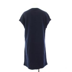 CHANEL ニット ワンピース 34 ネイビー P56654