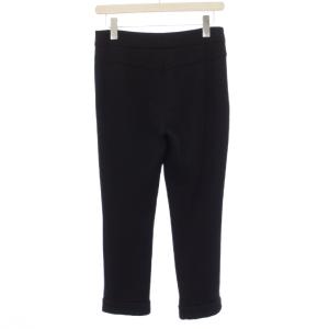 CHANEL パンツ クロップド ウール 36 ブラック p44842