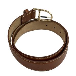 Max Mara ベルト ハトメ レザー S 茶色 ブラウン /XZ GY64