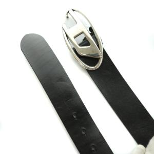 DIESEL ベルト Ｄロゴ 85/34 黒 ブラック /SS OS GY01