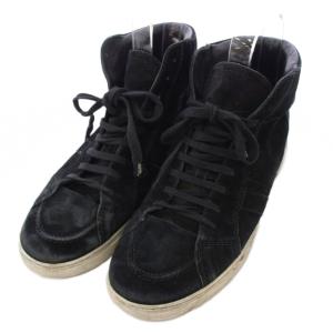 Black Suede Joe Mid Top Sneaker スニーカー ハイカット スエード ソールロゴ