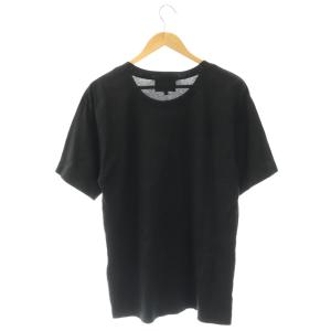 VIVIENNE WESTWOOD MAN 23AW CRACKED FLORAL FRAME Tシャツ カットソー プリント 46 黒 白 /CX
