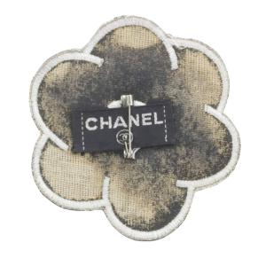 CHANEL カメリア ブローチ ココマーク ブラック ホワイト