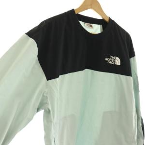 THE NORTH FACE NM5MR03L ALBANY CREWNECK プルオーバー カットソー 切替 ナイロン L グレー