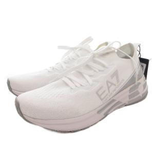 EMPORIO ARMANI EA7 タグ付き スニーカー シューズ ローカット ロゴ  25.9 白 ホワイト X8X095 /FF