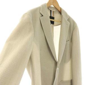 HUGO BOSS テーラードジャケット ジャガード 近年モデル IT50 グレー /CX GY19