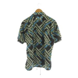 kolor BEACON 18SS アロハシャツ 半袖 総柄 3 黒 緑 青 18SBM-B02135 /MI GY19