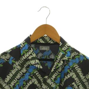 kolor BEACON 18SS アロハシャツ 半袖 総柄 3 黒 緑 青 18SBM-B02135 /MI GY19